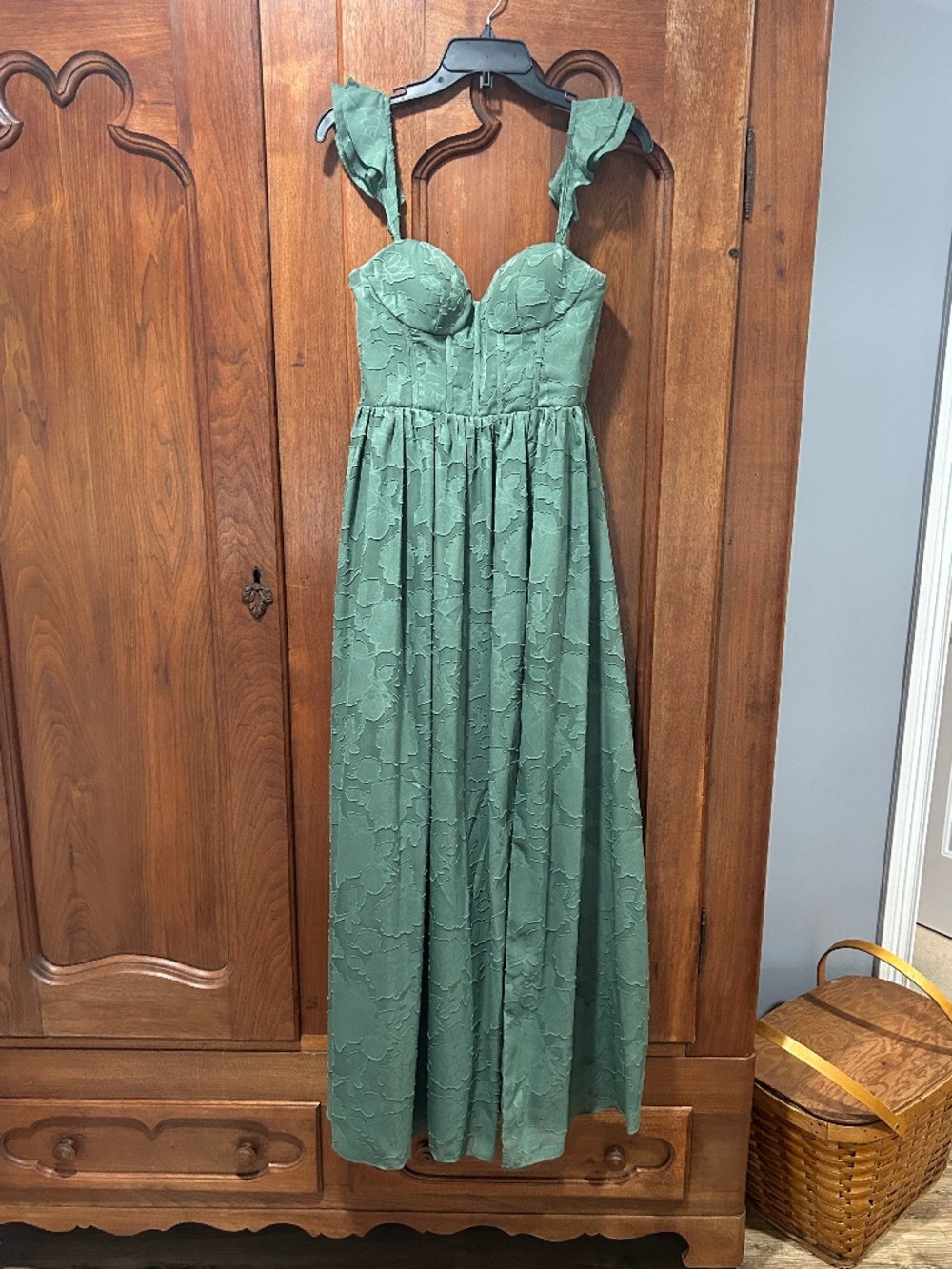 Azazie Atelier eucalyptus green size 2 dress